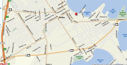 Orillia Map